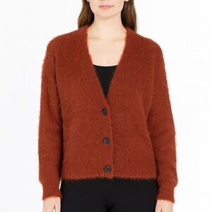 If it were me sweater 3 buttons long sleeve waste length